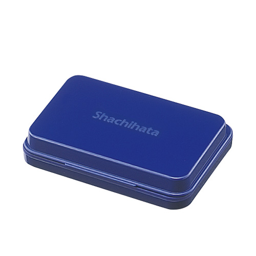 シヤチハタ　ＨＧＮ－１－Ｂ　シヤチハタスタンプ台　小形　藍