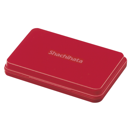 シヤチハタ　ＨＧＮ－２－Ｒ　シヤチハタスタンプ台　中型　赤