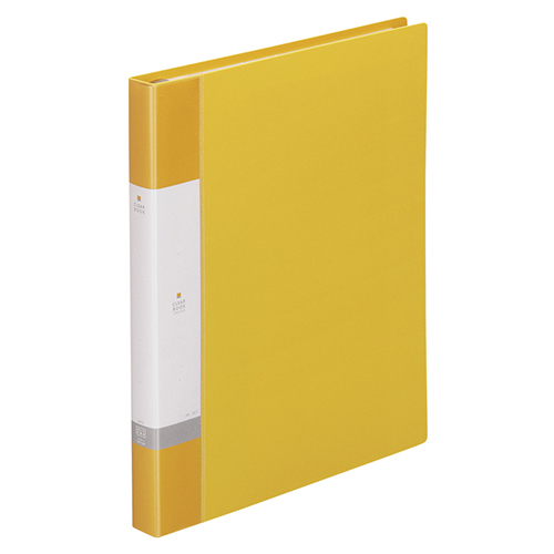 リヒトラブ　Ｇ３８０１－５　クリヤーブック　Ａ４Ｓ　１５Ｐ　黄