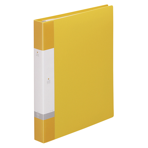 リヒトラブ　Ｇ３８０２－５　クリヤーブック　Ａ４Ｓ　２５Ｐ　黄