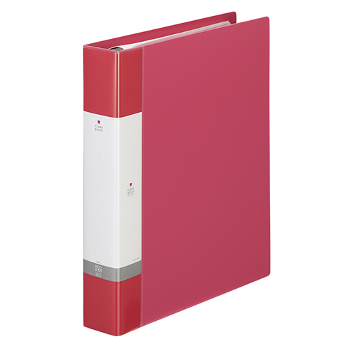 リヒトラブ　Ｇ３８０３－３　クリヤーブック　Ａ４Ｓ　３５Ｐ　赤