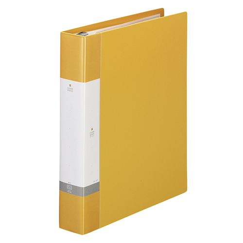 リヒトラブ　Ｇ３８０３－５　クリヤーブック　Ａ４Ｓ　３５Ｐ　黄
