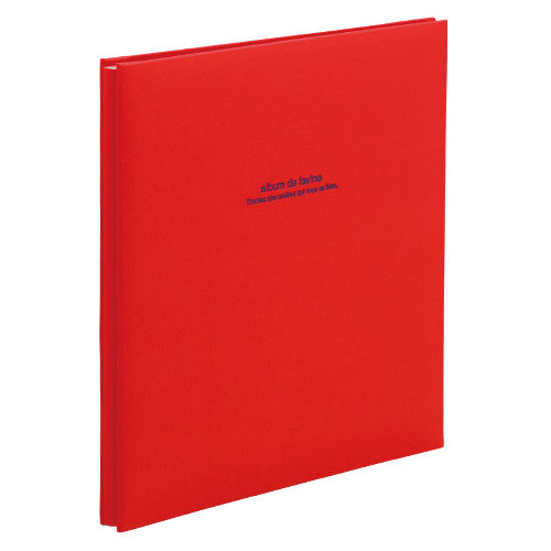 ナカバヤシ　アＨ－ＬＤ－１９１－Ｒ　１００年台紙アルバム／レッド