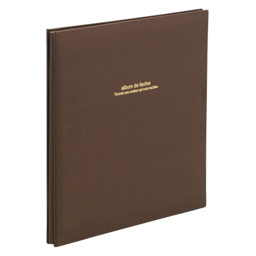 ナカバヤシ　アＨ－ＬＤ－１９１－Ｓ　１００年台紙アルバム／ブラウン