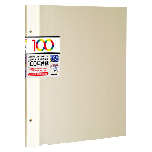 ナカバヤシ　アＨ－ＬＦＲ－５－Ｖ　１００年アルバム替台紙／アイボリー５枚入