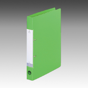 リヒトラブ　Ｇ２２２０－６　Ｄリングファイル　Ａ４Ｓ　２穴　黄緑