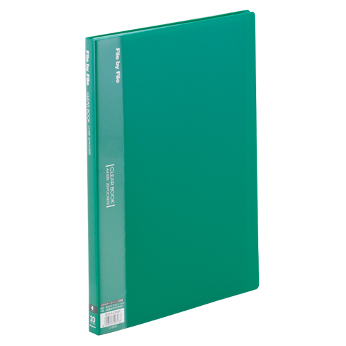 ビュートン　ＢＣＢ－Ａ４－２０ＧＮ　クリヤーブックＡ４判縦型（２０ポケット）