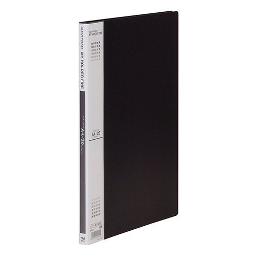 テージー　Ｍ－１０４２－０１　クロ　マイホルダーファイン　黒　Ａ４　２０Ｐ