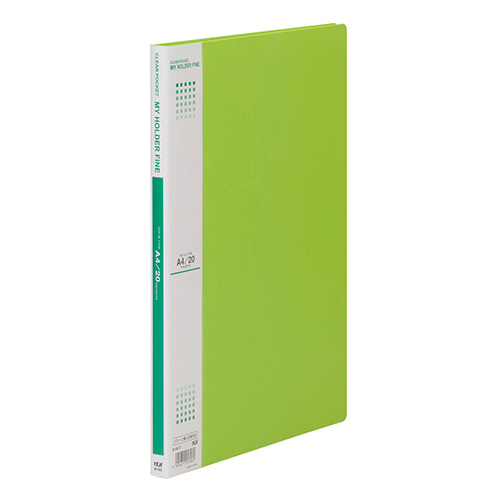 テージー　Ｍ－１０４２－１５　ライトグリーン　マイホルダーファイン　ラグ　Ａ４　２０Ｐ