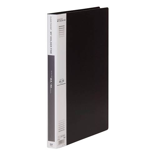 テージー　Ｍ－１０４４－０１　クロ　マイホルダーファイン　黒　Ａ４　４０Ｐ
