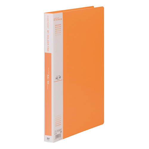 テージー　Ｍ－１０４４－０５　オレンジ　マイホルダーファイン　オレ　Ａ４　４０Ｐ