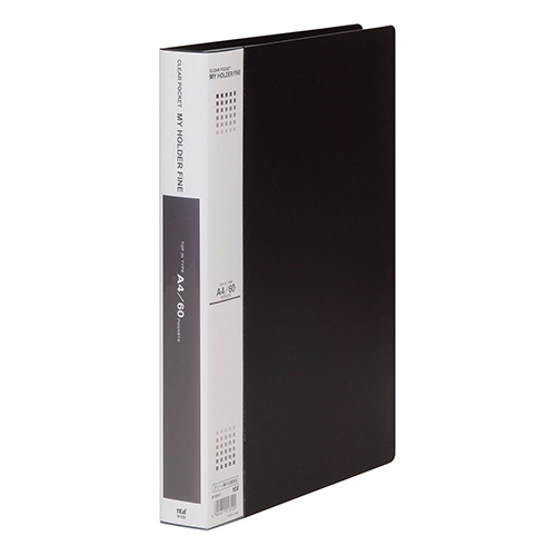 テージー　Ｍ－１０４６－０１　クロ　マイホルダーファイン　黒　Ａ４　６０Ｐ