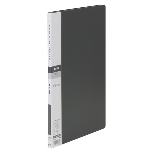 テージー　ＭＳ－３４２－０１　マイホルダーサイド　Ａ４縦　２０Ｐ　黒