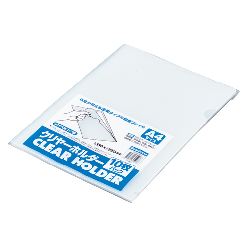 ビュートン　ＣＨ－Ａ４－Ｗ１０　クリヤーホルダーＡ４－１０枚パック