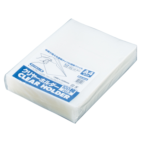 ビュートン　ＣＨ－Ａ４－Ｗ１００　クリヤーホルダーＡ４－１００枚パック