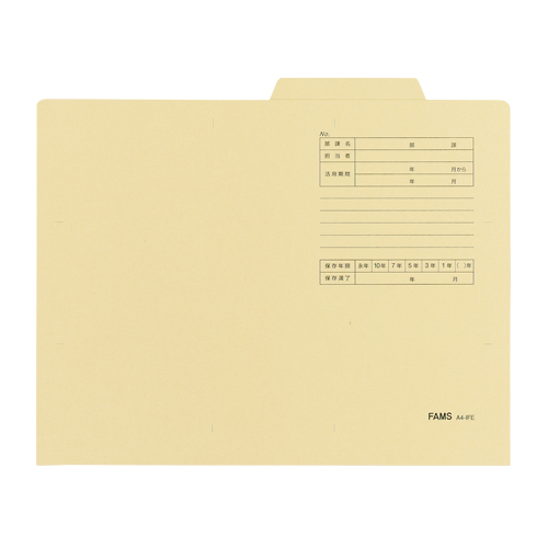 ＦＡＭＳ　２１９０３６　個別フォルダーＡ４－ＩＦＥ　５０Ｐ