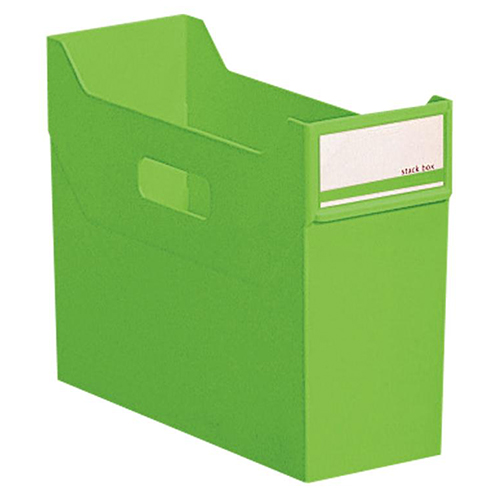 リヒトラブ　Ｇ１６００－６　スタックボックス　Ａ４　黄緑