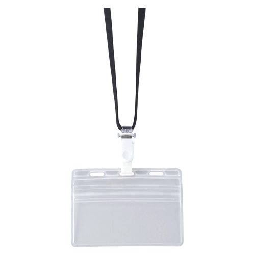 クラウン　ＣＲ－ＮＦ－４７７－Ｂ　吊り下げ名札チャックタイプ　１０枚入　黒