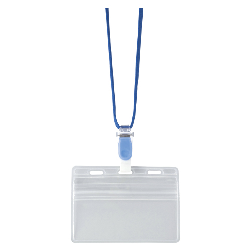 クラウン　ＣＲ－ＮＦ－４７７－ＢＬ　吊り下げ名札チャックタイプ　１０枚入　青