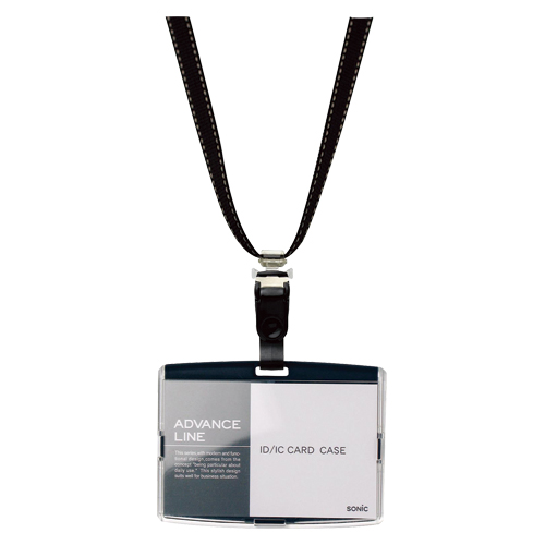 ソニック　ＡＬ－８４２－Ｄ　ＩＤハードケース＆ストラップ　ブラック