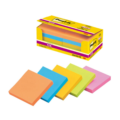 スリーエム　６５４１ＳＳ－ＮＥ　ポストイット強粘着エコノパック混色