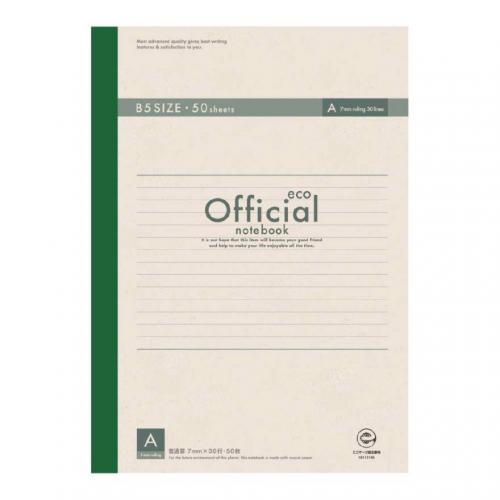 日本ノート（アピ　６Ａ５ＦＥ　オフィシャルエコ　無線綴じノート