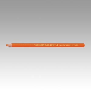 三菱鉛筆　Ｋ７６００．４　色鉛筆油性ダーマト７６００橙＜１２本入＞