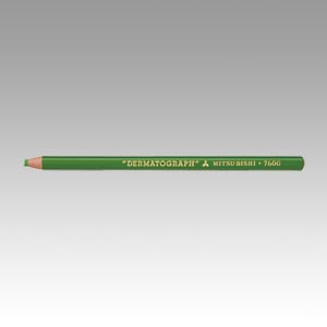 三菱鉛筆　Ｋ７６００．５　色鉛筆油性ダーマト７６００黄緑　１２本入