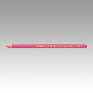 三菱鉛筆　Ｋ７６００．１３　色鉛筆油性ダーマト７６００桃＜１２本入＞