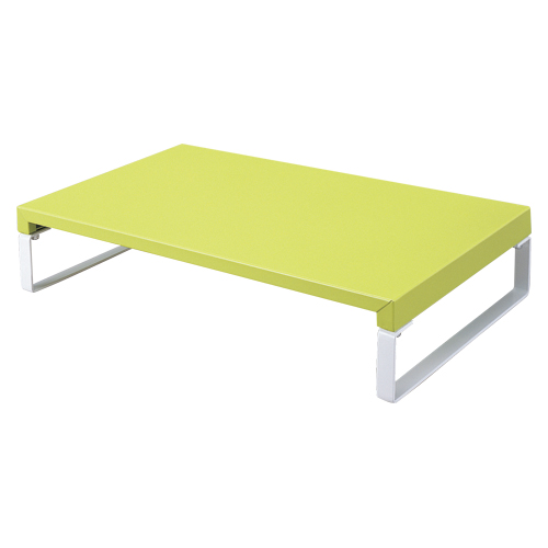 リヒトラブ　Ａ－７３３０－６　机上台　幅３９０ｍｍ　黄緑