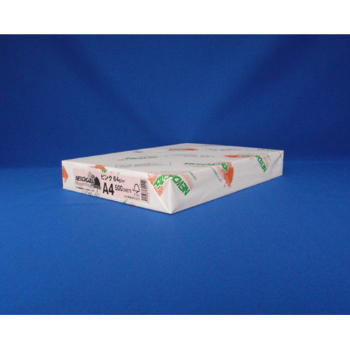 北越紀州　ＮＥＷファインカラーＡ４ピンク　ＮＥＷファインカラー　Ａ４判　５００枚入
