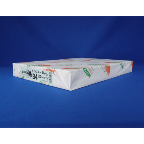 北越紀州　ＮＥＷファインカラーＢ４ライトブルー　ＮＥＷファインカラー　Ｂ４判　５００枚入