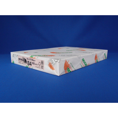 北越紀州　ＮＥＷファインカラーＢ４ピンク　ＮＥＷファインカラー　Ｂ４判　５００枚入