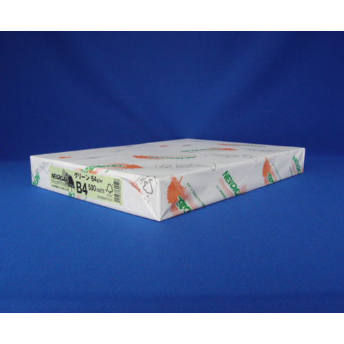 北越紀州　ＮＥＷファインカラーＢ４グリーン　ＮＥＷファインカラー　Ｂ４判　５００枚入