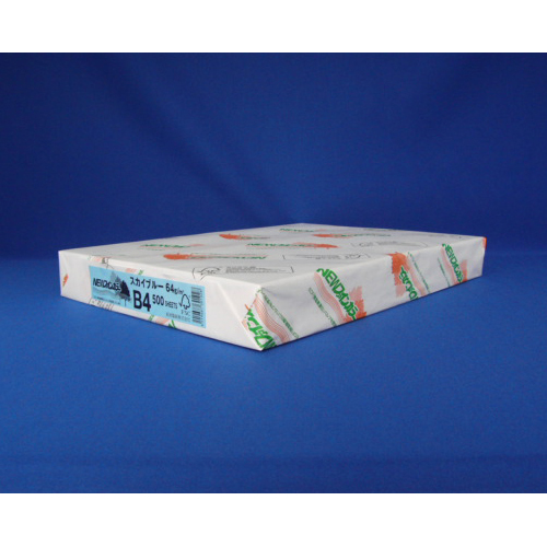 北越紀州　ＮＥＷファインカラーＢ４スカイブルー　ＮＥＷファインカラー　Ｂ４判　５００枚入