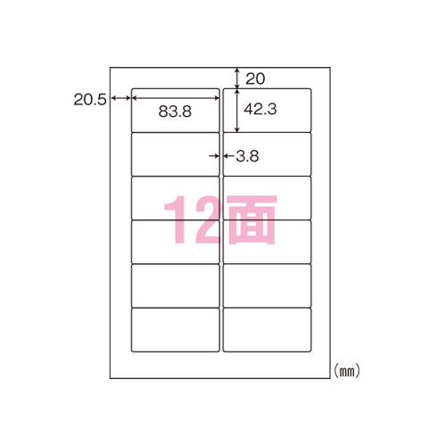 東洋印刷　ＦＪＡ２１０Ａ　シンプルパック１２面付５００シート梱包