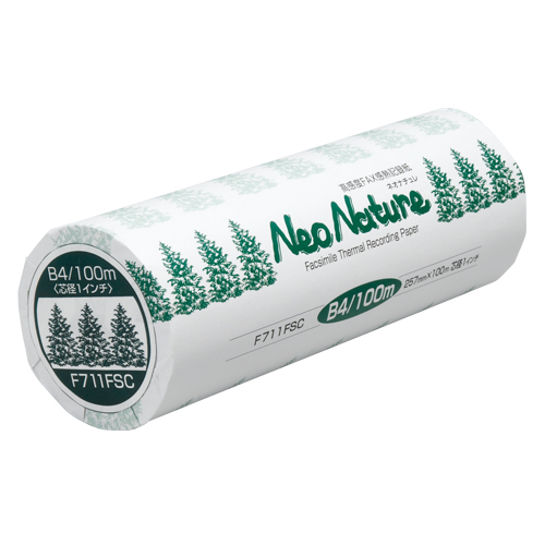 クリエイティア　Ｆ－７１１ＦＳＣ　ＦＳＣ認証感熱ＦＡＸロール紙