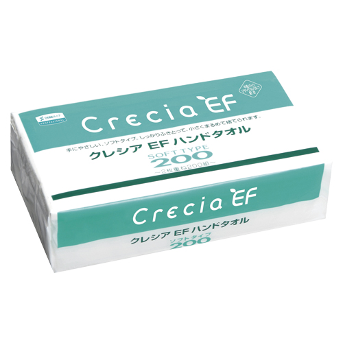クレシア　クレシアＥＦハンドタオルソフト２００　ＥＦハンドタオル　ソフトタイプ２００