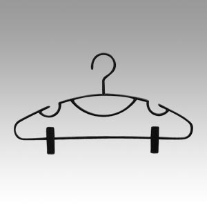 シンコハンガー　セットスリムクリップ３ＰＢＫ　セットスリムクリップ３本組　ブラック