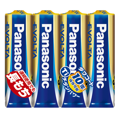 パナソニック　ＬＲ６ＥＪ／４ＳＥ　エボルタ単３　４個パック　シュリンク