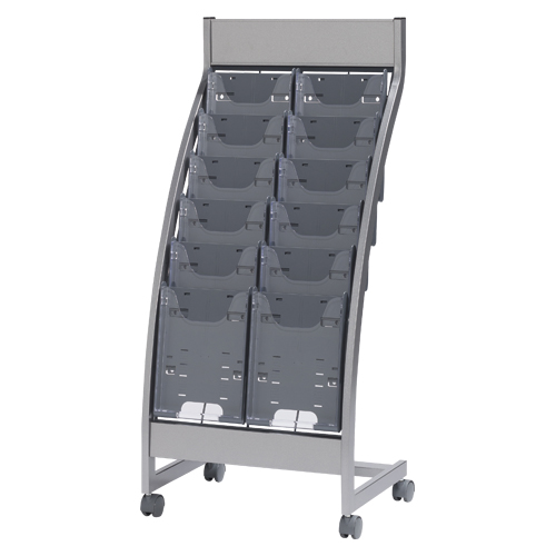 エヌケイ　ＰＳＬ－Ｃ２０６－ＧＲ　パンフレットスタンド　ＰＳＬ　６段タイプ
