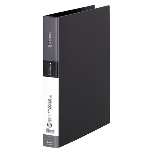 キングジム　６４２ＳＰ－ＢＫ　シンプリーズ　リングファイル　黒