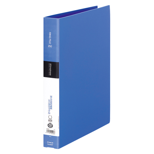 キングジム　６４２ＳＰ－Ｂ　シンプリーズ　リングファイル　青