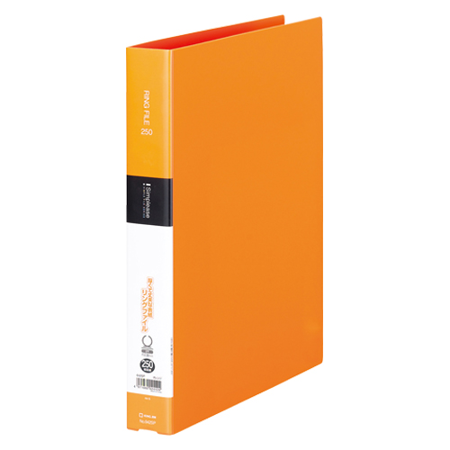 キングジム　６４２ＳＰ－ＯＲ　シンプリーズ　リングファイル　オレンジ