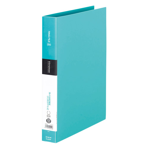 キングジム　６４２ＳＰ－ＬＢ　シンプリーズ　リングファイル　水色