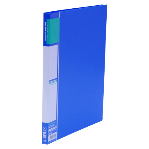 クラウン　ＣＲ－ＣＦＬ２０－ＢＬ　アオ　クリヤーファイルＡ４リーズナブル２０Ｐ青