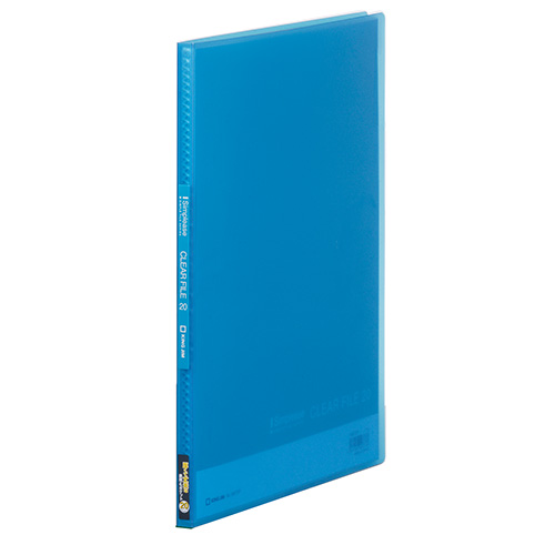 キングジム　１８６ＴＳＰ－Ｂ　シンプリーズクリアーＦ（透明）２０Ｐ青