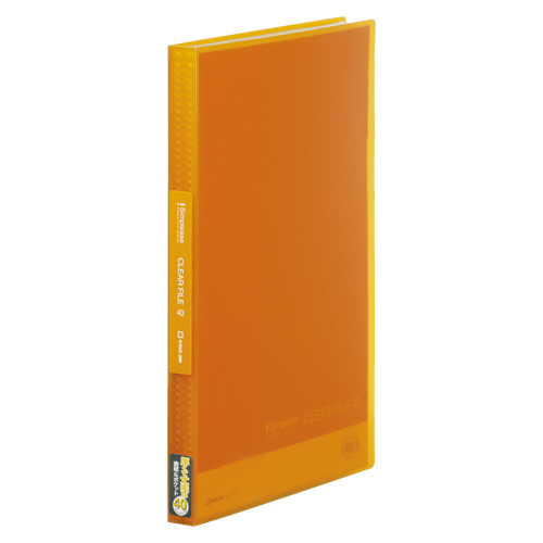 キングジム　１８６ＴＳＰＷ－ＯＲ　シンプリーズクリアーＦ（透明）４０Ｐオレ