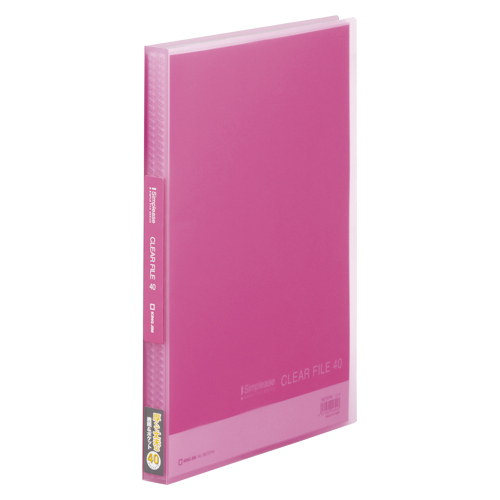 キングジム　１８６ＴＳＰＷ－Ｐ　シンプリーズクリアーＦ（透明）４０Ｐピン