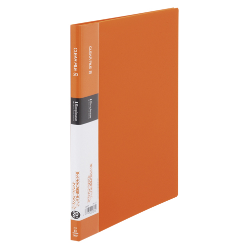 キングジム　１３６ＳＰ－ＯＲ　シンプリーズクリアーファイル２０Ｐ　オレ